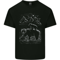 A Bear and It's Cub Mens Cotton T-Shirt Tee Top Black