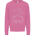 A Bear and It's Cub Mens Sweatshirt Jumper Azalea