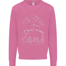 A Bear and It's Cub Mens Sweatshirt Jumper Azalea
