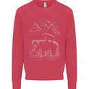 A Bear and It's Cub Mens Sweatshirt Jumper Heliconia