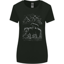 A Bear and It's Cub Womens Wider Cut T-Shirt Black