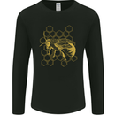 A Bee Design Mens Long Sleeve T-Shirt Black