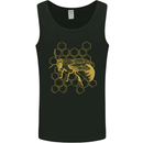 A Bee Design Mens Vest Tank Top Black