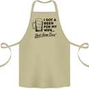 A Beer for My Wife Best Swap Ever Funny Cotton Apron 100% Organic Khaki