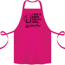 A Beer for My Wife Best Swap Ever Funny Cotton Apron 100% Organic Pink