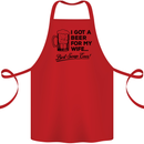 A Beer for My Wife Best Swap Ever Funny Cotton Apron 100% Organic Red