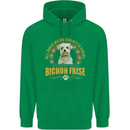 A Bichon Frise Dog Childrens Kids Hoodie Irish Green