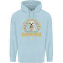 A Bichon Frise Dog Childrens Kids Hoodie Light Blue