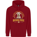 A Bichon Frise Dog Childrens Kids Hoodie Red