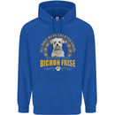 A Bichon Frise Dog Childrens Kids Hoodie Royal Blue