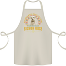 A Bichon Frise Dog Cotton Apron 100% Organic Natural