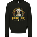 A Bichon Frise Dog Kids Sweatshirt Jumper Black