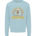 A Bichon Frise Dog Kids Sweatshirt Jumper Light Blue