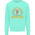 A Bichon Frise Dog Kids Sweatshirt Jumper Peppermint