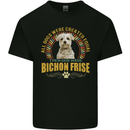 A Bichon Frise Dog Kids T-Shirt Childrens Black