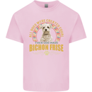 A Bichon Frise Dog Kids T-Shirt Childrens Light Pink