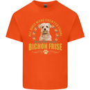 A Bichon Frise Dog Kids T-Shirt Childrens Orange