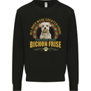 A Bichon Frise Dog Mens Sweatshirt Jumper Black
