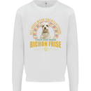 A Bichon Frise Dog Mens Sweatshirt Jumper White