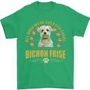 A Bichon Frise Dog Mens T-Shirt 100% Cotton Irish Green