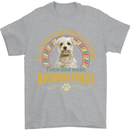 A Bichon Frise Dog Mens T-Shirt 100% Cotton Sports Grey