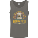 A Bichon Frise Dog Mens Vest Tank Top Charcoal