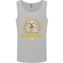 A Bichon Frise Dog Mens Vest Tank Top Sports Grey