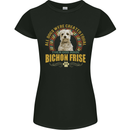 A Bichon Frise Dog Womens Petite Cut T-Shirt Black