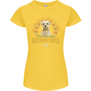 A Bichon Frise Dog Womens Petite Cut T-Shirt Yellow