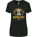 A Bichon Frise Dog Womens Wider Cut T-Shirt Black