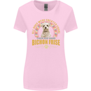 A Bichon Frise Dog Womens Wider Cut T-Shirt Light Pink