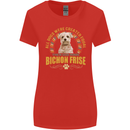 A Bichon Frise Dog Womens Wider Cut T-Shirt Red