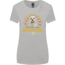 A Bichon Frise Dog Womens Wider Cut T-Shirt Sports Grey