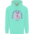 A Bit Witchy Funny Halloween Cat  Witch Childrens Kids Hoodie Peppermint