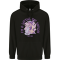 A Bit Witchy Funny Halloween Cat  Witch Mens 80% Cotton Hoodie Black