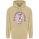 A Bit Witchy Funny Halloween Cat  Witch Mens 80% Cotton Hoodie Sand