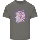 A Bit Witchy Funny Halloween Cat  Witch Mens Cotton T-Shirt Tee Top Charcoal