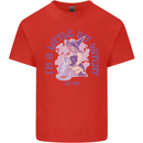 A Bit Witchy Funny Halloween Cat  Witch Mens Cotton T-Shirt Tee Top Red