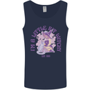 A Bit Witchy Funny Halloween Cat  Witch Mens Vest Tank Top Navy Blue