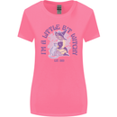 A Bit Witchy Funny Halloween Cat  Witch Womens Wider Cut T-Shirt Azalea