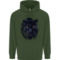 A Black Panther Childrens Kids Hoodie Forest Green