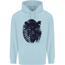 A Black Panther Childrens Kids Hoodie Light Blue