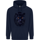 A Black Panther Childrens Kids Hoodie Navy Blue