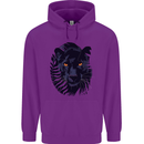 A Black Panther Childrens Kids Hoodie Purple