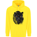 A Black Panther Childrens Kids Hoodie Yellow