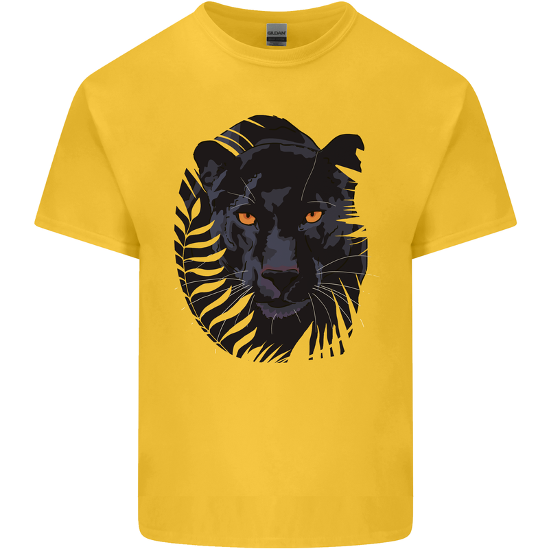 A Black Panther Kids T-Shirt Childrens Yellow