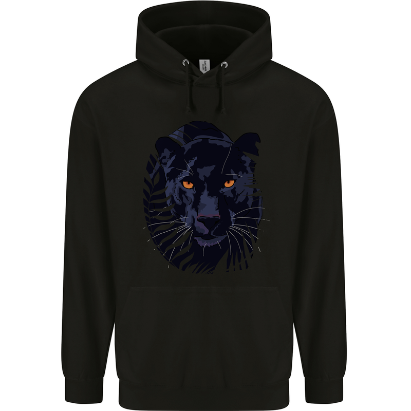 A Black Panther Mens 80% Cotton Hoodie Black