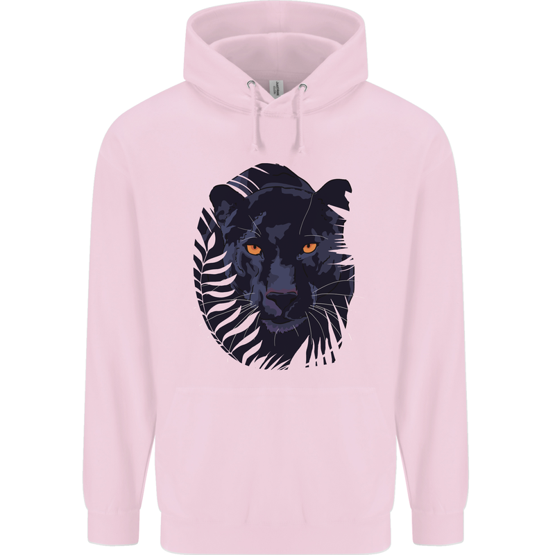 A Black Panther Mens 80% Cotton Hoodie Light Pink