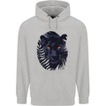 A Black Panther Mens 80% Cotton Hoodie Sports Grey