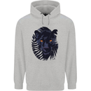 A Black Panther Mens 80% Cotton Hoodie Sports Grey